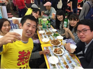 年１回の社員旅行！熊本、台湾、昨年は上海にいきました。