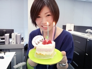 社員のお誕生日をお祝いしました！