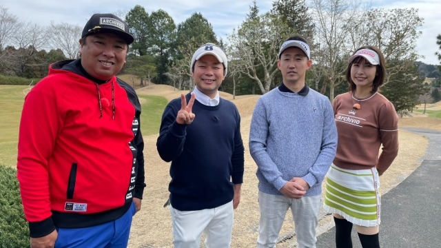 野球解説者・里崎智也さんとゴルフ