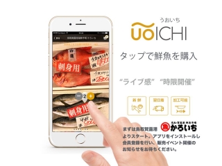 オリジナルサービスの「UOICHI」ご当地の朝どれ鮮魚を産地直送で誰でも簡単にアプリで購入できます！
