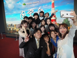 23卒は史上初、東京タワーで内定祭を行いました！毎年内定式にはこだわってます！