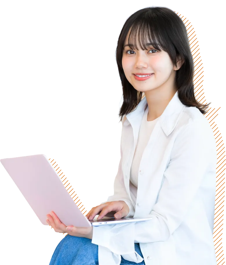 女性の大学生