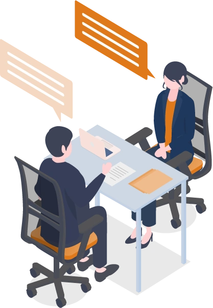 採用の悩みを相談するイメージ画像